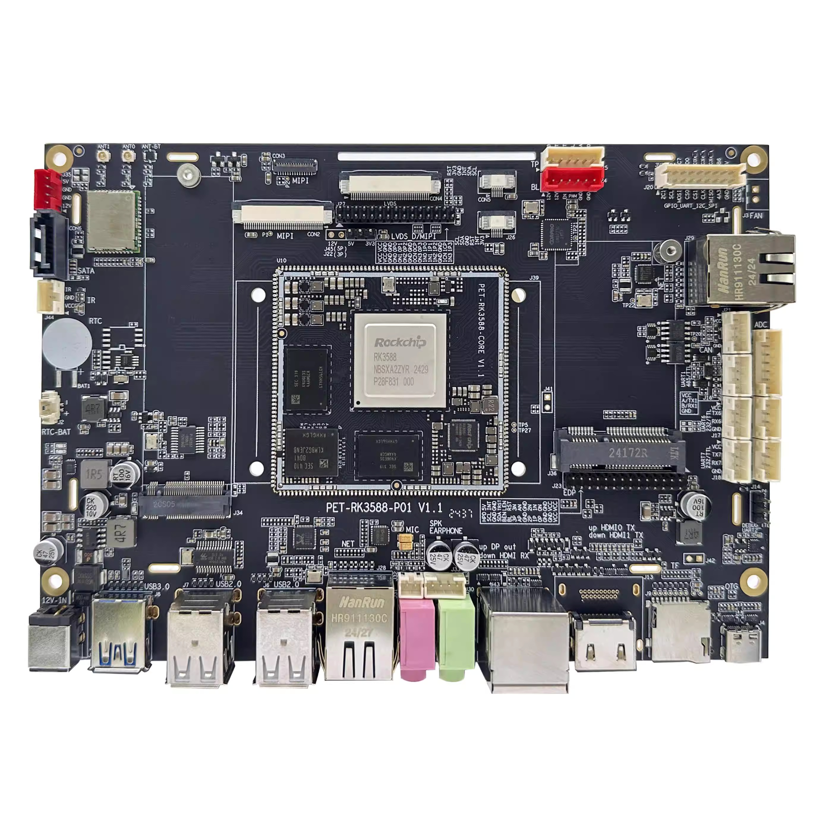 RK3588開發(fā)板邊緣計(jì)算AI安卓android/Debian/Ubuntu